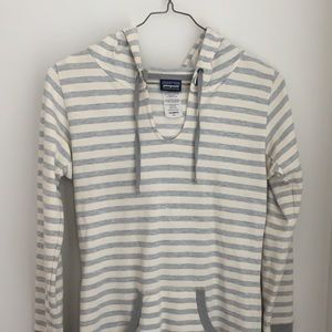 Patagonia sweater dress with hood and pockets